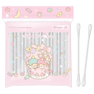 GREEN AIR - Cotton Buds (100PCS) กรีนแอร์ สำลีก้าน 100 ก้าน