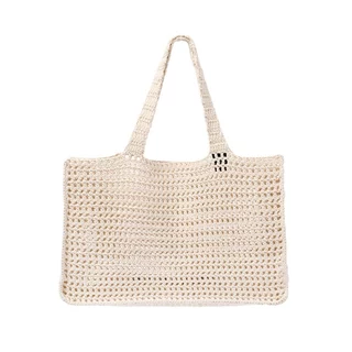 ASTRO BEACH CLUB CROCHET BAG (BEIGE/NAVY)