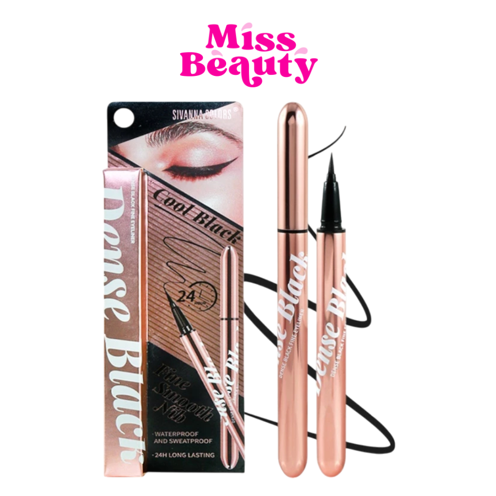 HF934 Sivanna Colors Dense Black Fine Eyeliner ซีเวนน่า คัลเลอร์ส เดนซ์ แบล็ค ไฟน์ อายไลเนอร์ 1 มล.