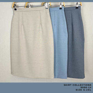 Laboratory 9006-1# กระโปรงผ้าทอลายตารางทรงสอบ ยาว 25”