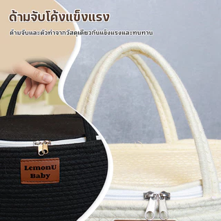 กระเป๋าคุณแม่ กระเป๋าเก็บผ้าอ้อมเด็ก กระเป๋าใส่ผ้าอ้อมเด็ก แบบพกพา สําหรับคุณแม่ พาร์ทิชันด้านในของถุงสามารถถอดแยกก