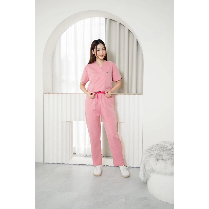 ชุดสครับ comed สี pressed rose