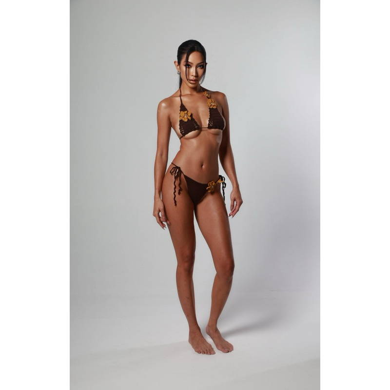 IDK MOCHA ACAI HANDCRAFT CROCHET BIKINI **only handwash