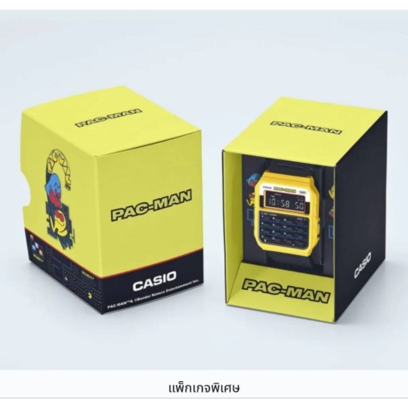 CASIO นาฬิกาข้อมือ รุ่น CA-53WPC-1B คอลเลกชันจากการร่วมมือPAC-MAN
