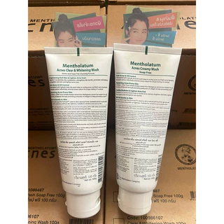 โฟมล้างหน้า เมนโทลาทั่ม แอคเน่ส์ Acnes Mentholatum wash 100ml