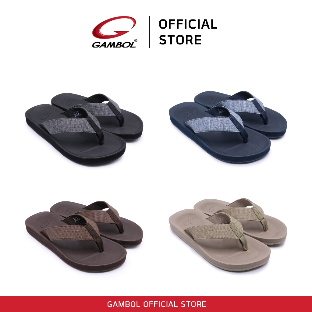 GAMBOL แกมโบล ZEN BOLD รองเท้าแตะแบบหนีบชาย รุ่น GM11451 Size 40-44