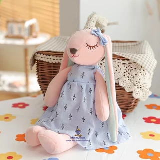 N0034-1 ของเล่นตุ๊กตากระต่ายหูยาว ตัวนุ่มน่ากอด ของเล่นสําหรับเด็ก ของขวัญวันเกิดสําหรับเด็ก น่ารักๆ