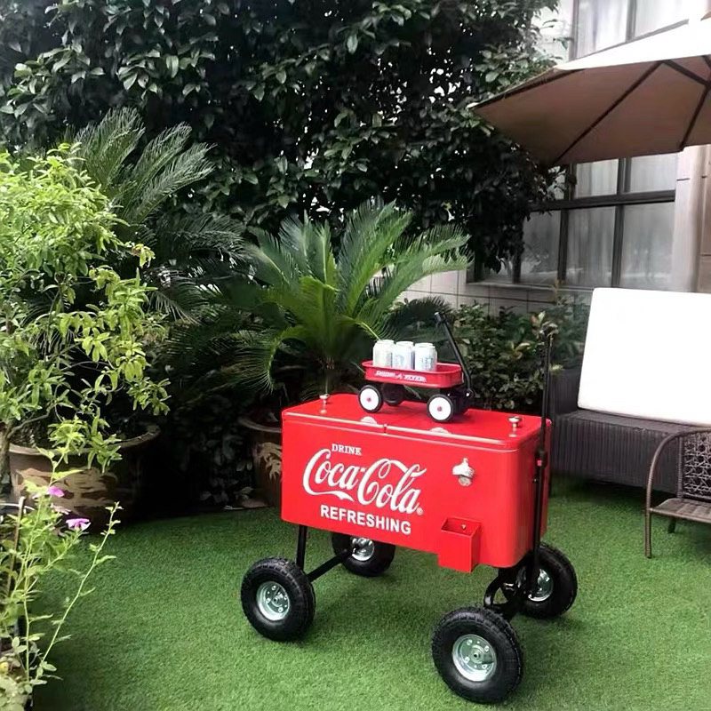 ถังน้ำแข็ง Coca-Cola ของแท้  ทำจากเหล็ก สไตล์ Retro ใช้ทำเป็นโต๊ะแต่งร้าน แต่งบ้านได้ ใช้งานได้จริง สีสดสวยมากก ตรงปก ราคา ถูกที่สุด ดีลบีเคเค แกลเลอรีภาพที่ 7