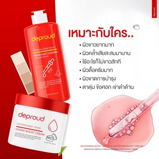 Deproud Official Store - ดีพราวด์ - กรดแดงสูตร AHA 8%, 1 ขวด ( 500 มล ) (ไลฟ์)