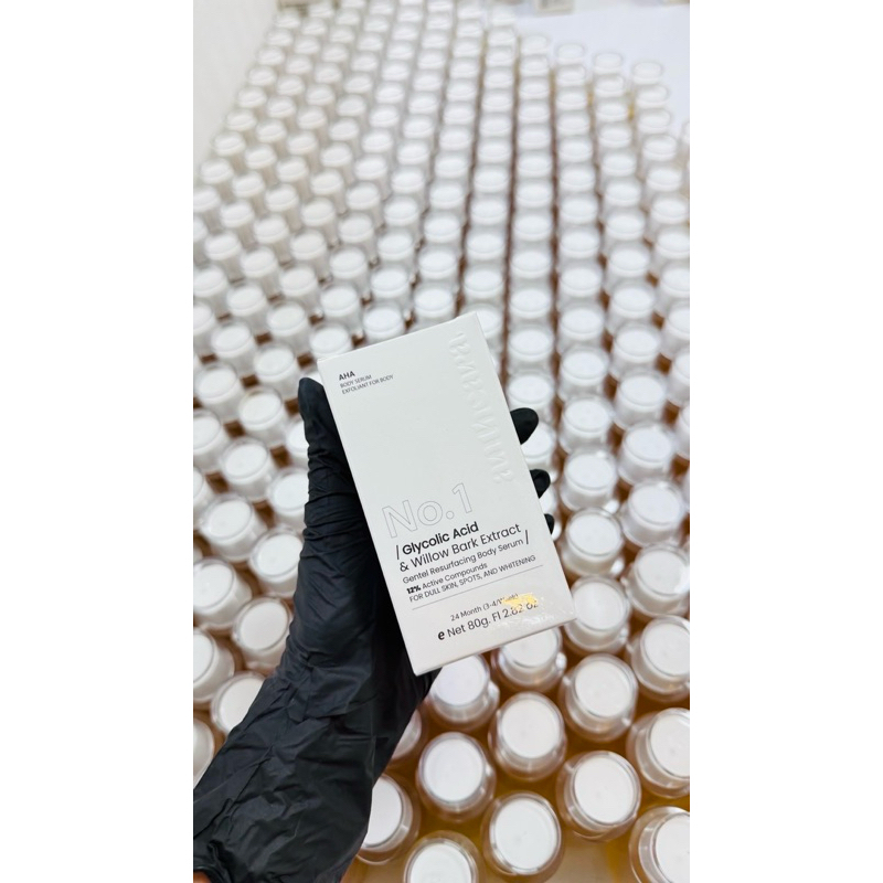 GLYCOLIC ACID AND WILLOW BARK EXTRACT BODY SERUM  80 G