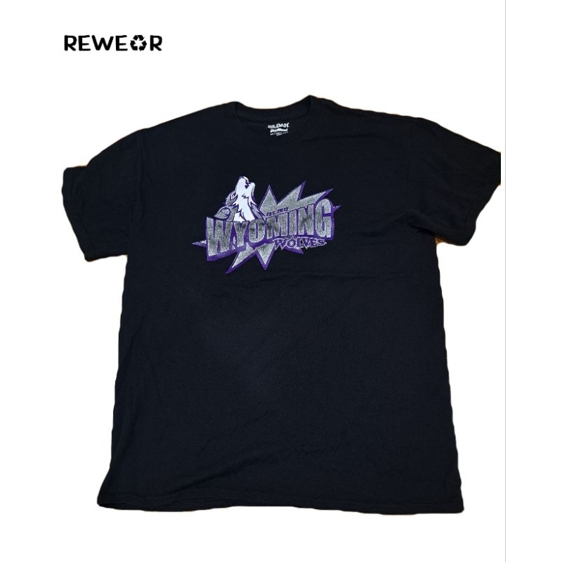 เสื้อลายWyoming Wolves(ป้ายGildan)