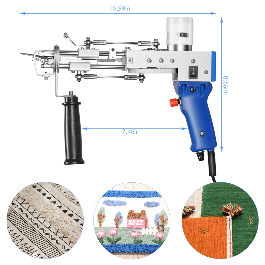 ปืนปักพรม Tufting Gun ส่งจากไทย มีหลายแบบ 2 ใน 1 อัพเกรด
