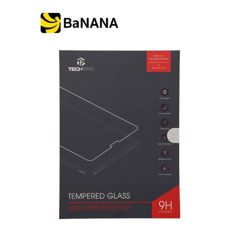 ฟิล์มกันรอย TECHPRO Tempered Glass High-Definition iPad Air 11" M3 (2025)/iPad Air 11" M2 by Banana IT