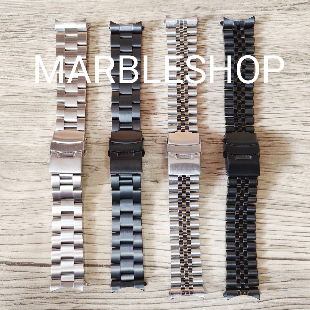 (พร้อมส่งจากไทย)สายนาฬิกาสแตนเลส Jubilee Oyster สำหรับ Casio Duro,Seiko SKX,5 Sport ฟรีอุปกรณ์ตัดสาย