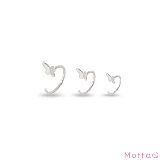 Motta Silver Earring ต่างหูเกี่ยวเงินแท้ ดีไซน์น่ารัก เหมาะกับผิวแพ้ง่าย ใส่ได้ทุกวัน