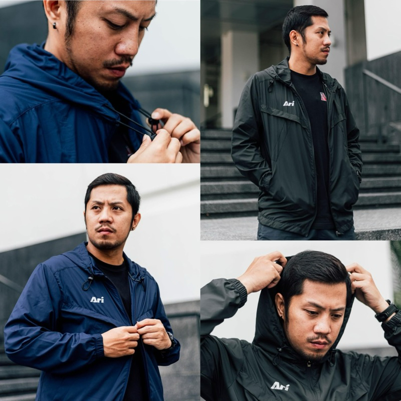 เสื้อแจ็คเก็ต ARI ESSENTIAL WINDBREAKER ของแท้