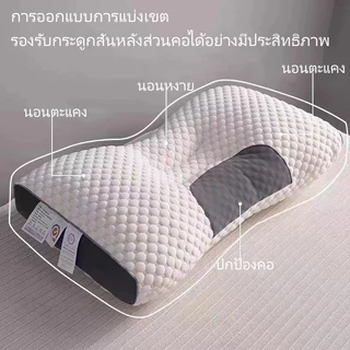 หมอนเพื่อสุขภาพ นุ่ม ฟู นอนหลับนาน ไม่ยุบ ป้องกันไรฝุ่น รองรับเอวและไหล่ หมอนนุ่ม ฟู pillows หมอน หัว ซักด้วย