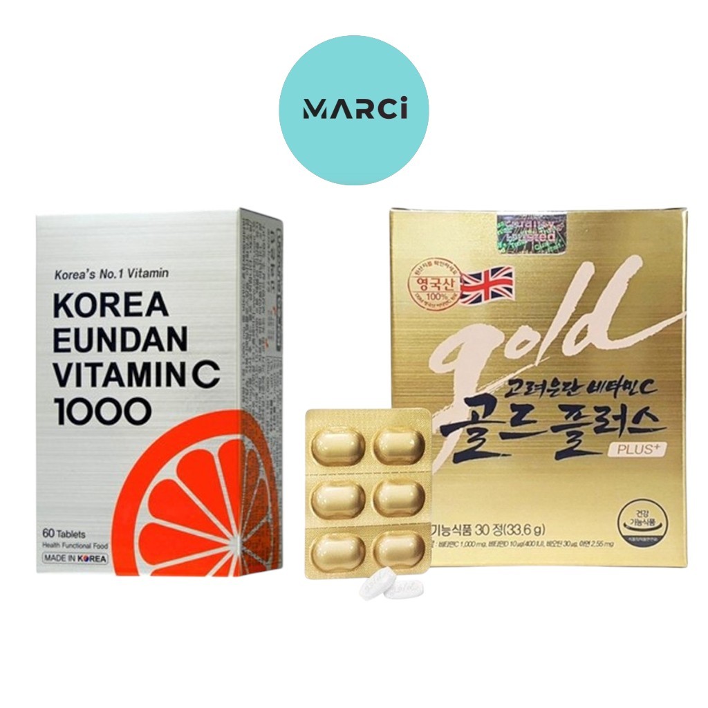 วิตามินซีอึนดัน Korea Eundan Gold Vitamin C 30 เม็ด / Korea Eundan Vitamin C 1000 mg 60 เม็ด