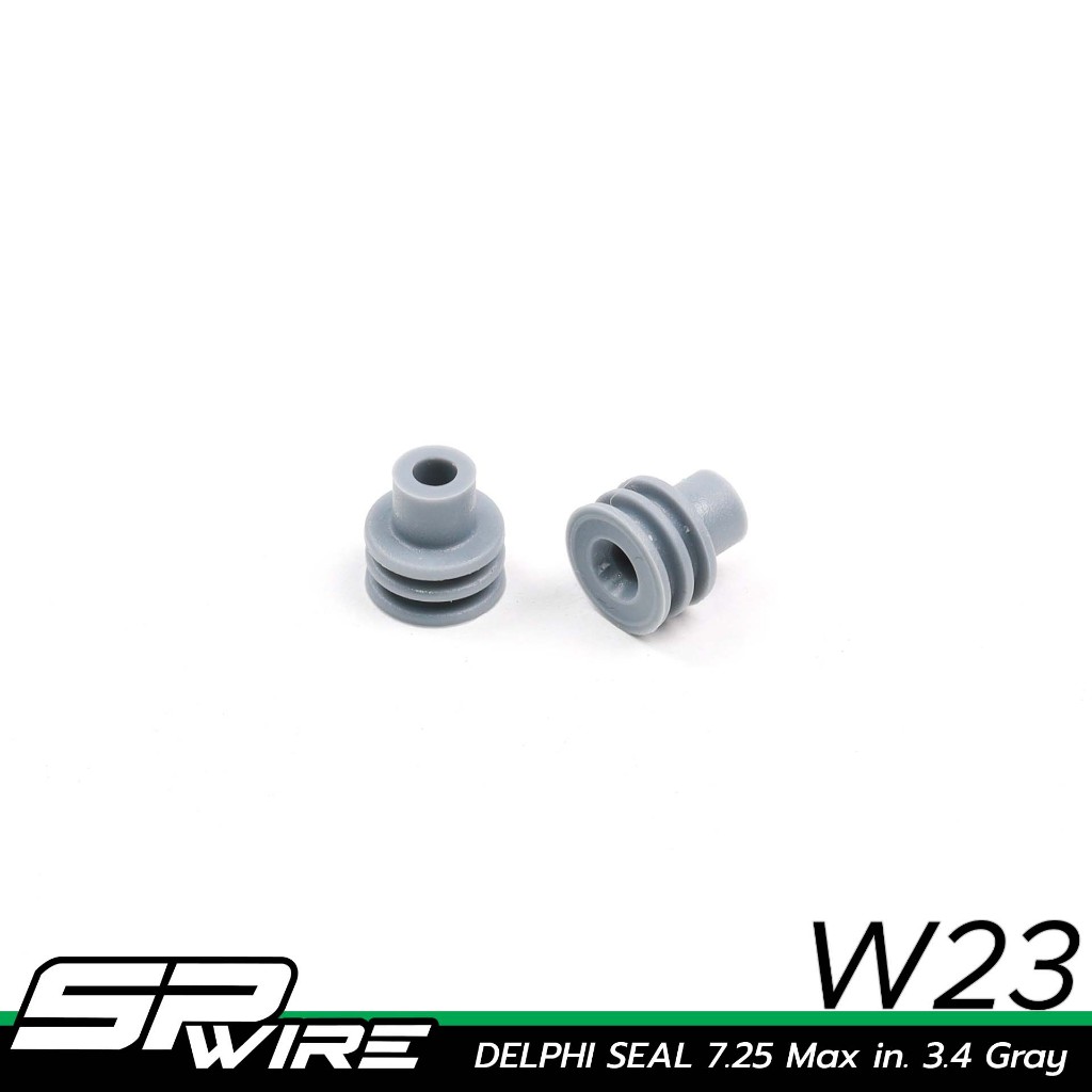 W23 #DELPHI SEAL 7.25 Max in. 3.4 Gray-Spwire motorsportwiring  (ราคาต่อตัว)