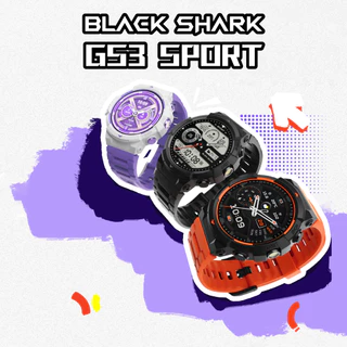 Black Shark GS3 Sport สมาร์ทวอทช์ GPS คุยโทรศัพท์ได้ มาตรฐาน MIL-STD 810H กันน้ำ -1Y