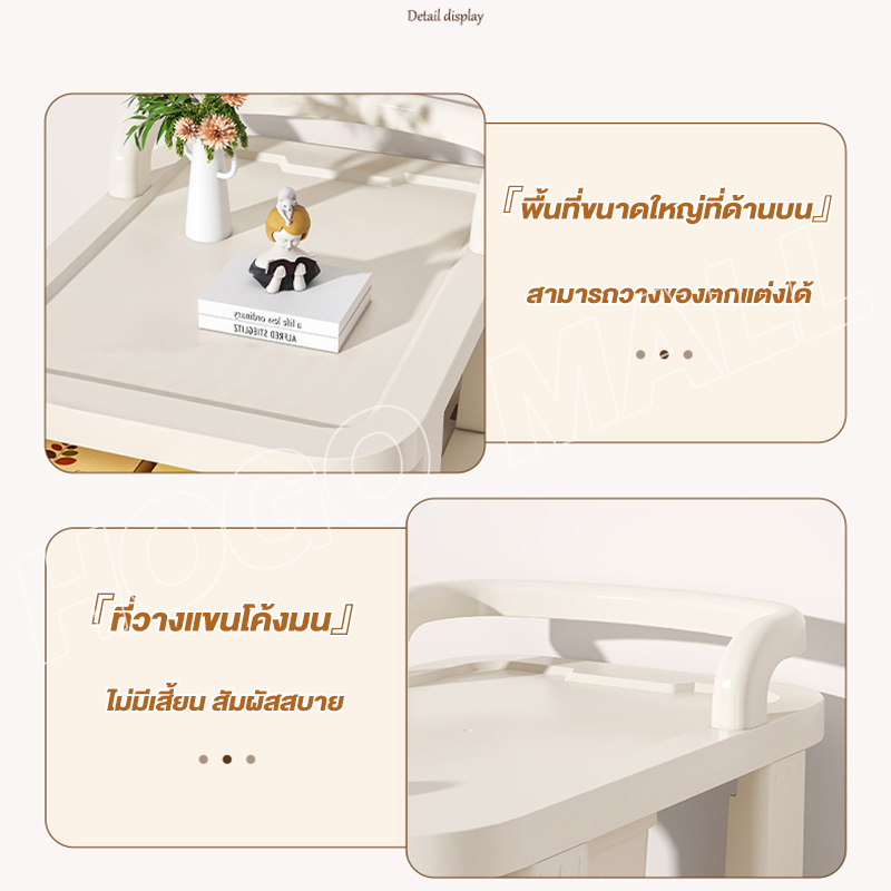 HOGO  ชั้นวางรถเข็น 5 ชั้น พร้อมล้อเลื่อน โครงเหล็ก ชั้นวางของ ชั้นวาง รถเข็นเก็บของ ลูกรอกเงียบ