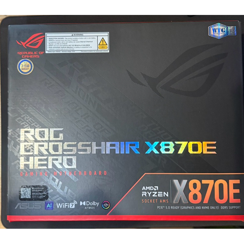 ROG CROSSHAIR X870E HERO ของใหม่