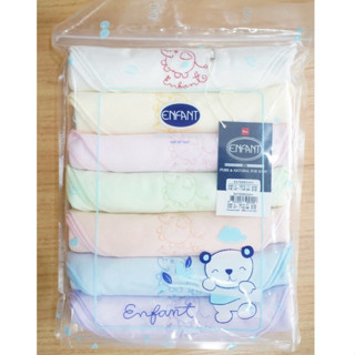 New‼️ Enfant อองฟองต์ ผ้าอ้อมเด็กสีพาสเทล ขนาด 27X27 นิ้ว 1ห…