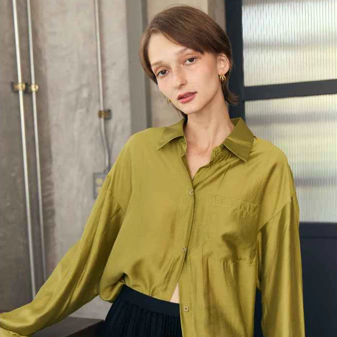 Rool - Salvi Shirt เสื้อเชิ้ตแขนยาวโอเวอร์ไซส์ เสื้อเชิ้ตหญิง