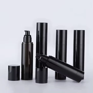 พร้อมส่ง🔥 AS5-ขวดสูญญากาศ ขวดสเปรย์หัวปั้ม ขาวทึบ,ดำทึบ สามารถเติมได้ 15/30/50ml.