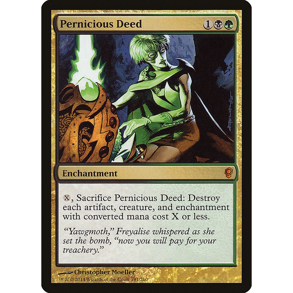 Pernicious Deed การ์ด Magic the Gathering [MTG] ของแท้