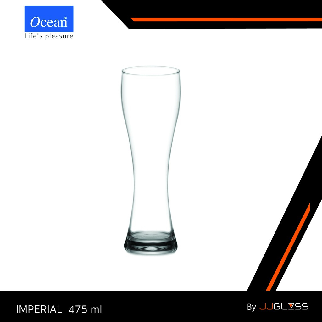 JJGLASS - (Ocean) R00216 Imperial 16 3/4oz. (475ml.) แก้วน้ำ แก้วทรงสูง แก้วโอเชี่ยน