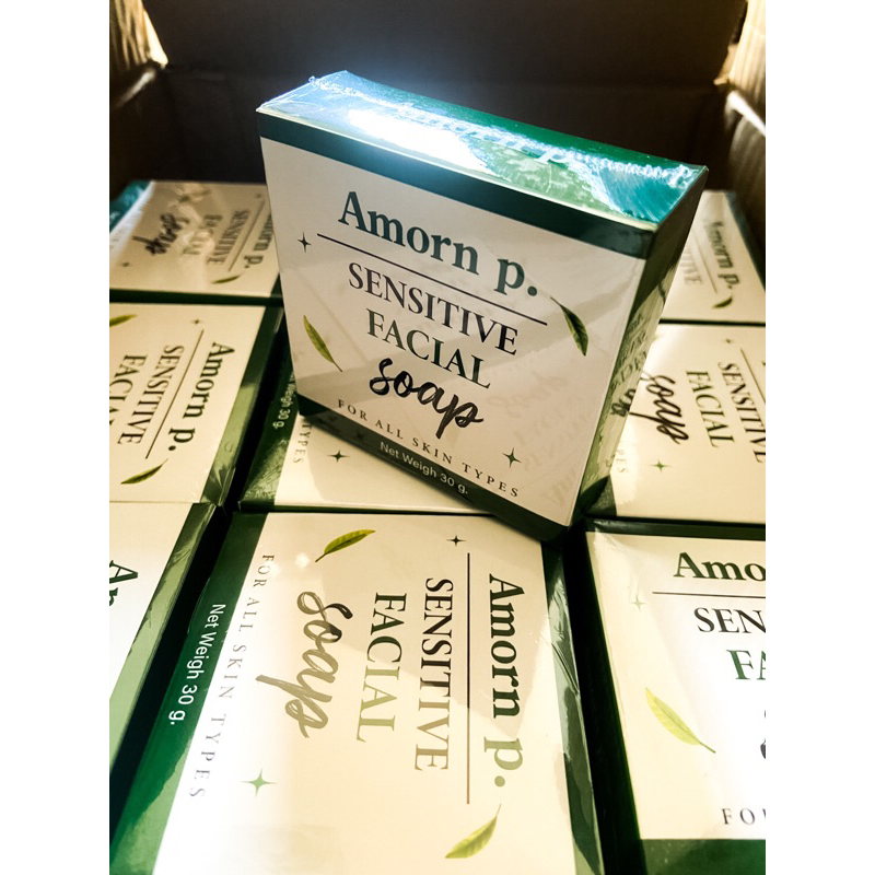 Amorn p. สบู่ล้างหน้า ล้างผิวกาย AESTHE CARE SENSITIVE FACIAL SOAP
