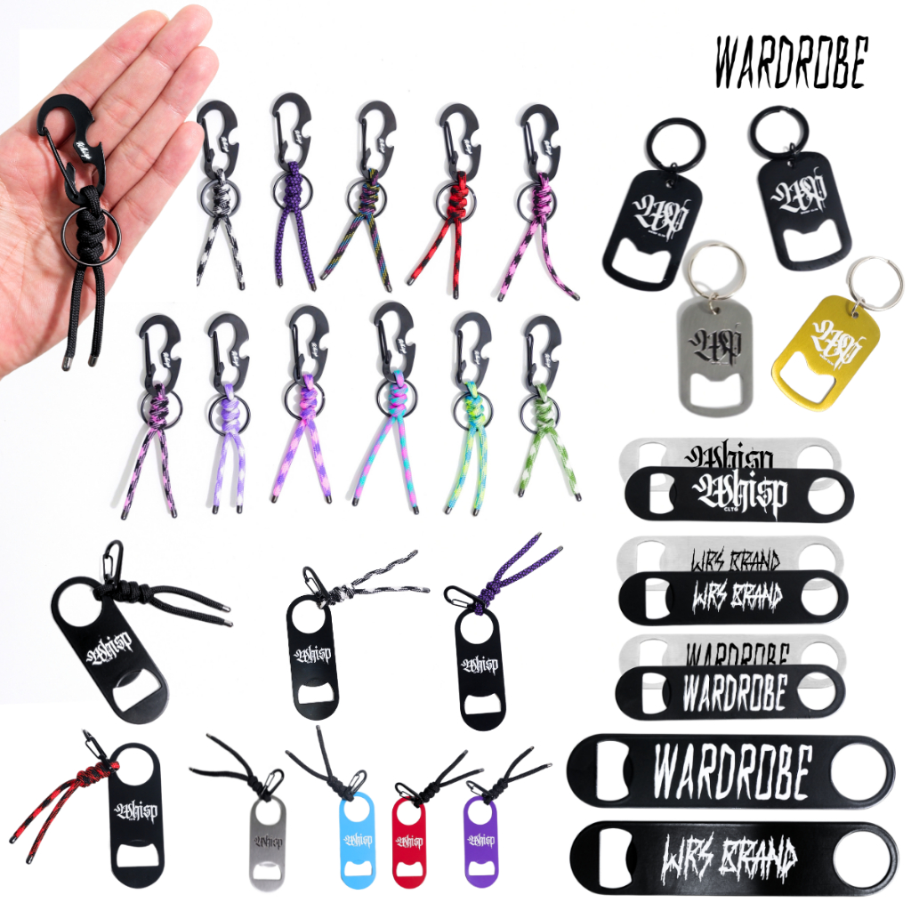 พวงกุญแจ ที่เปิดขวด  มีหลายแบบ หลายขนาด Whisp Bottle Opener Keychain