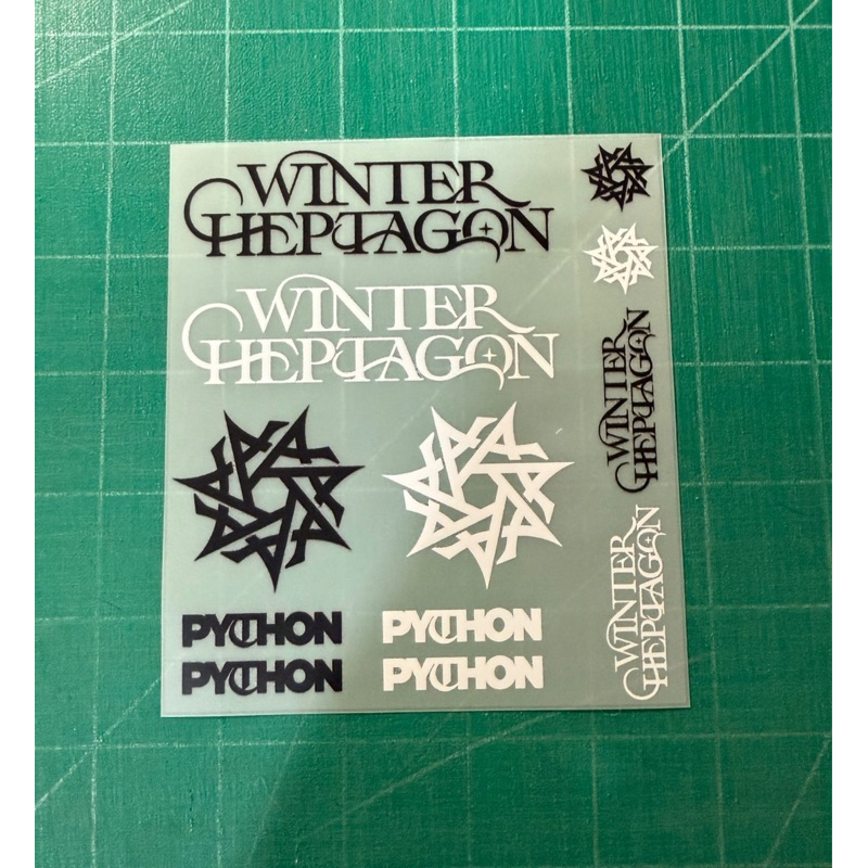 ตัวรีด DFT(Digital film Tranfer) : Winter Heptagon Set