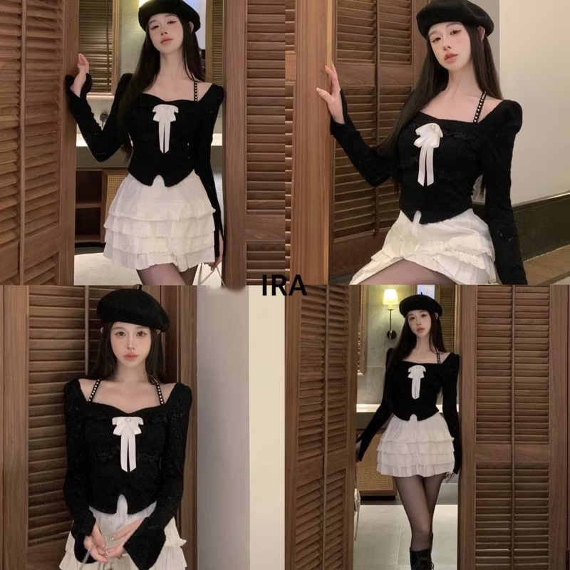 BY IRA เสื้อเชิ้ตแขนยาว เข้ารูป เหมาะกับฤดูใบไม้ร่วง สําหรับผู้หญิง
