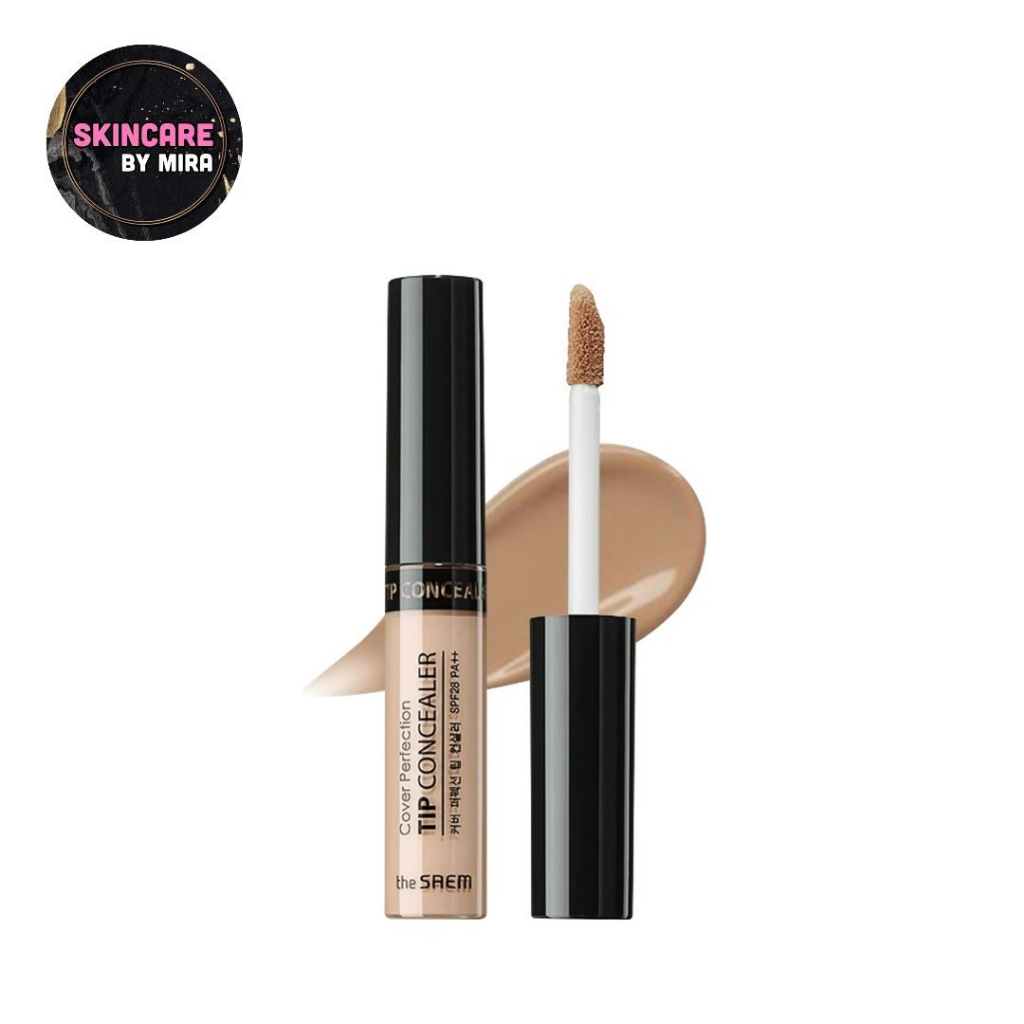 The Saem Cover Perfection Tip Concealer SPF 28 PA++ 6.5 g (คอนซีลเลอร์)