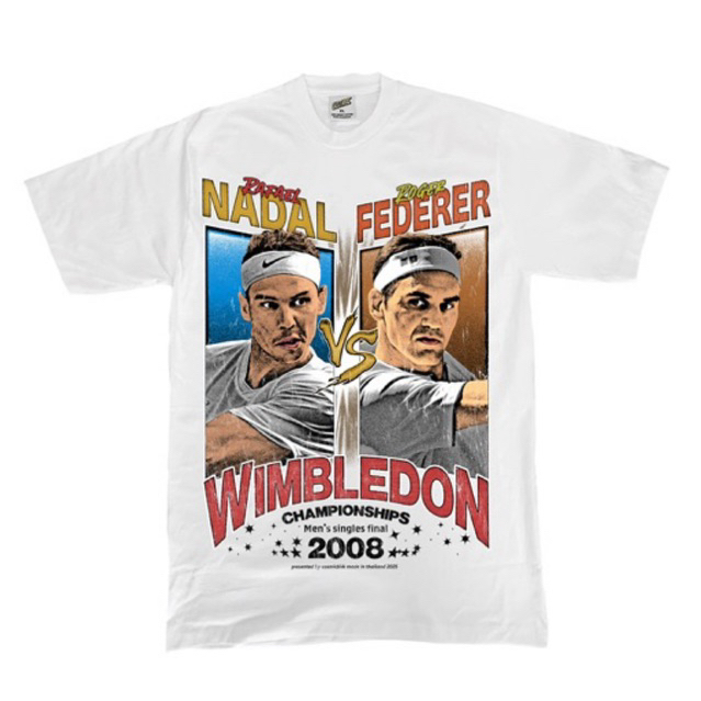 cosmicbkkเสื้อยืดลายนักเทนนิส (Nadal vs Federer)
