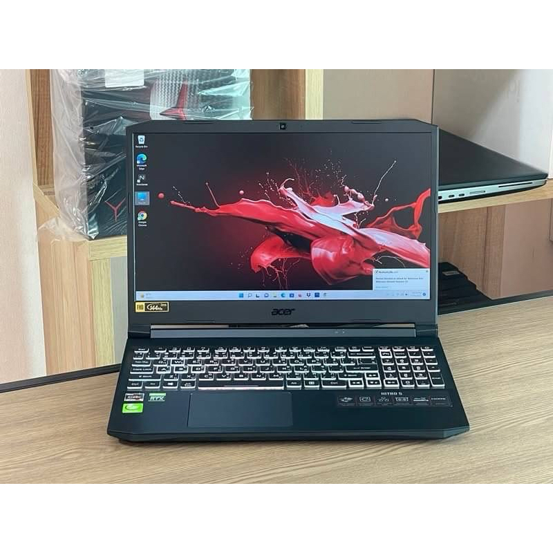 Acer Nitro 5 AN515-45-R2MT Ryzen 5 5600H SSD512GB RAM16GB RTX 3050 (4GB GDDR6) สินค้ามือสอง ประกันศู