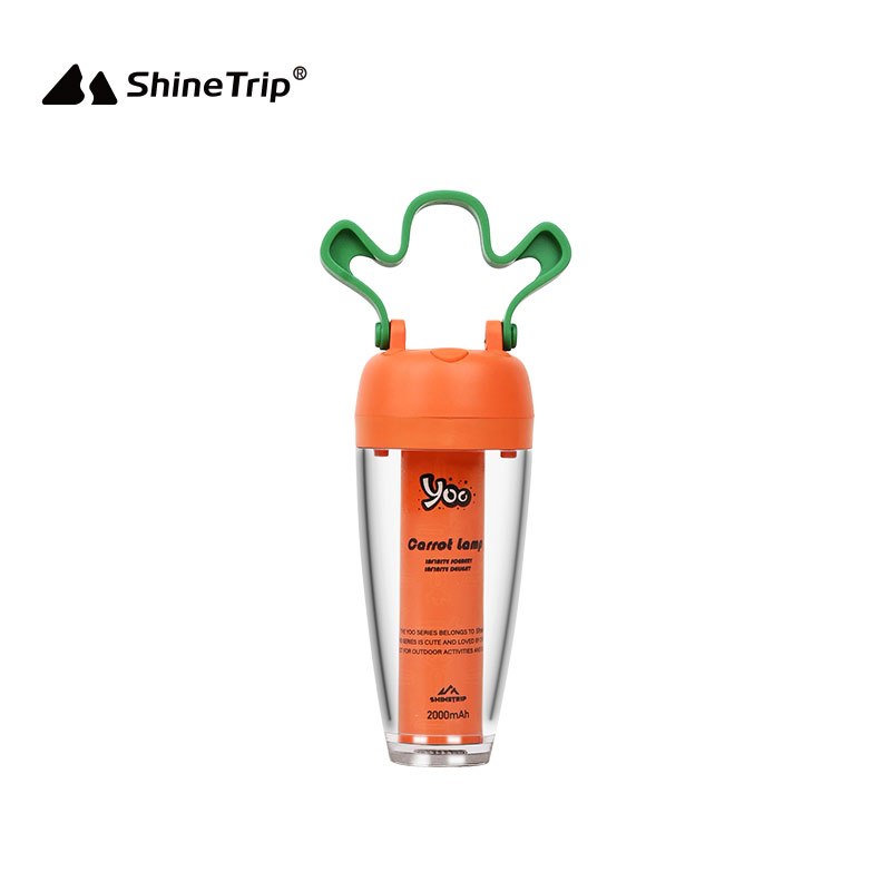 ShineTrip ตะเกียง ทรงแครอท Led รุ่น a495 Type-C ชาร์จมือถือได้ รูปทรงน่ารัก น้ำหนักเบา กันน้ำ IPX4