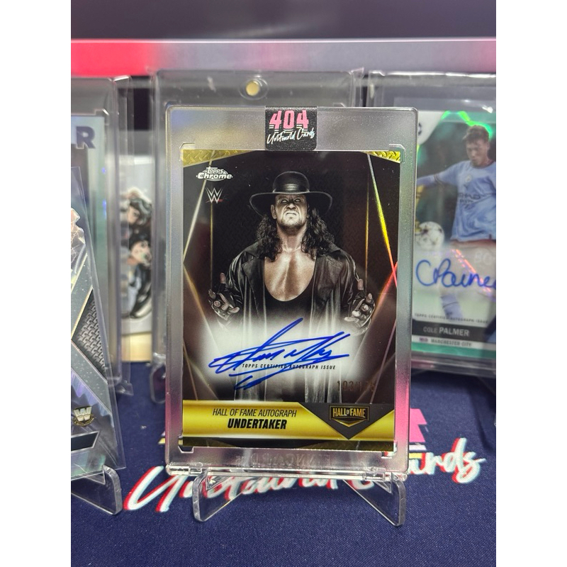 The Undertaker - Topps Chrome WWE 2025 Hall of Fame Autograph Undertaker /175