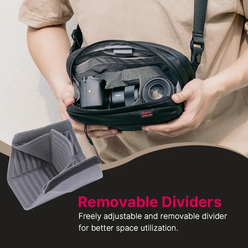 Ulanzi BP08 TRAKER Travel Chest Bag กระเป๋ากล้องคาดเอว GoPro/ DJI/ insta360/ Mirrorless อุปกรณ์เสริม