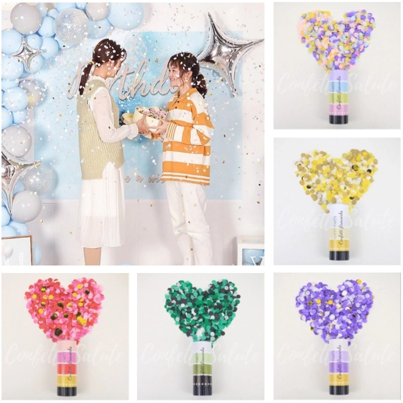 ส่งจากไทย พลุกระดาษ งานแต่ง พลุกระดาษ พลุ กระดาษ สีสวย พลุมือ งานเลี้ยงวันเกิดเซอร์ไพรส์ งานเฉลิมฉลอง