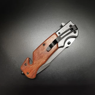 [fast shipping🔥🚀] มีดพับพกพา BROWNING DA-308 มีดปอกผลไม้ มีระบบดีดใบมีด มีที่เปิดขวดน้ำได้ อุปกรณ์ทำอาหารในป่า แคมป์ปื้ง