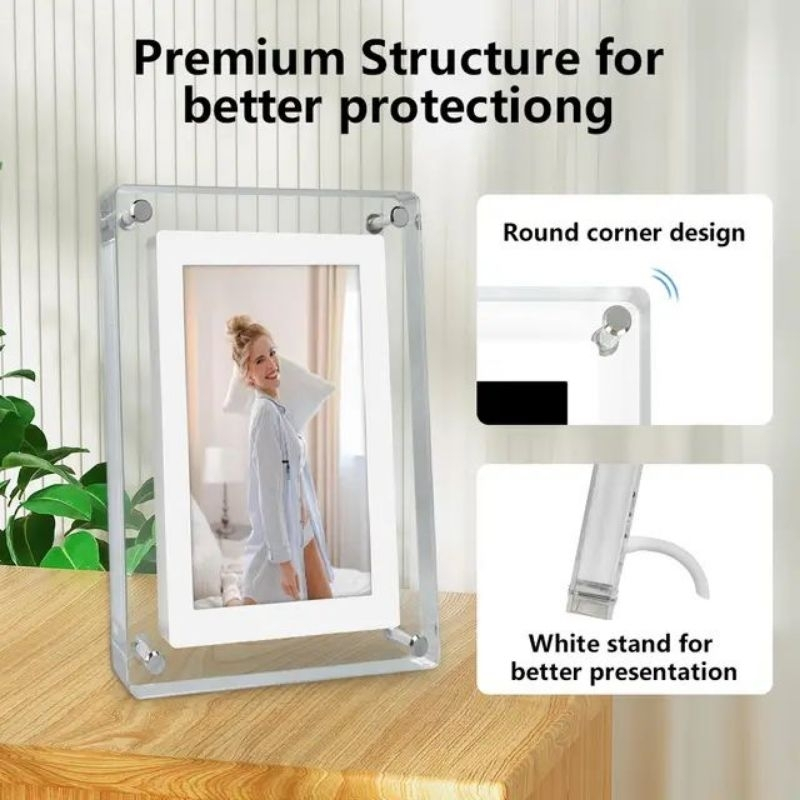 กรอบรูป digital 5/7นิ้ว +wifi ใส่รูปและvideo จากอัลตราซาวด์ลูกได้ตามต้องการ ตั้งโชว์ โฆษณาสินค้า