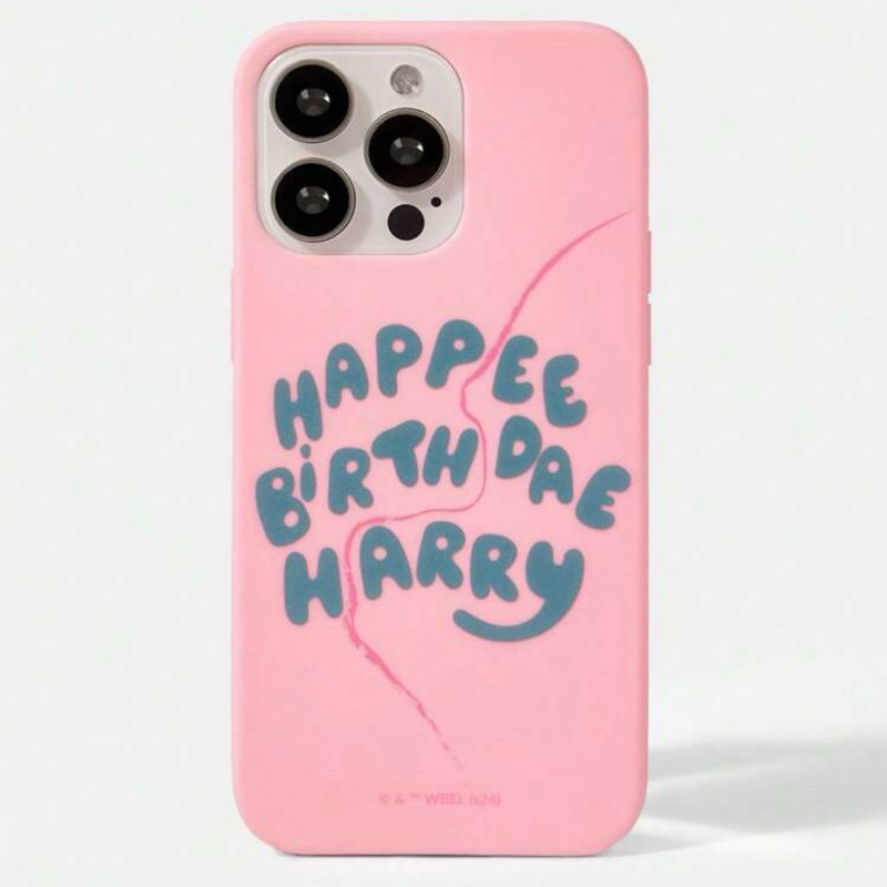 [ส่งเร็ว24h]Case for Iphone - Happy birthday Herry สีชมพู สวยมาก ของแท้ 100%