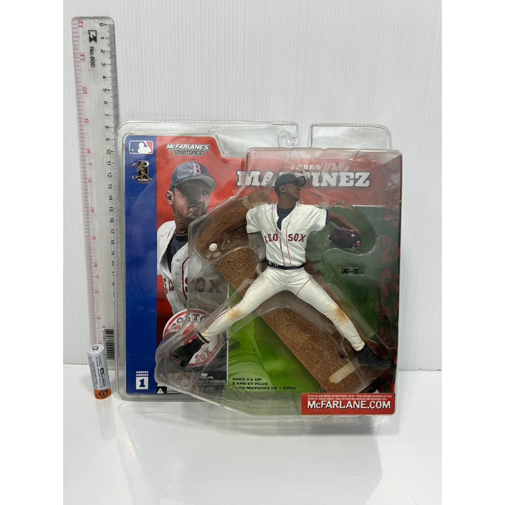 ฟิกเกอร์ โมเดล MLB PEDRO MARTINEZ / Boston Red Sox McFARLANE'S Sportspicks มือสอง แท้💯 ของสะสม