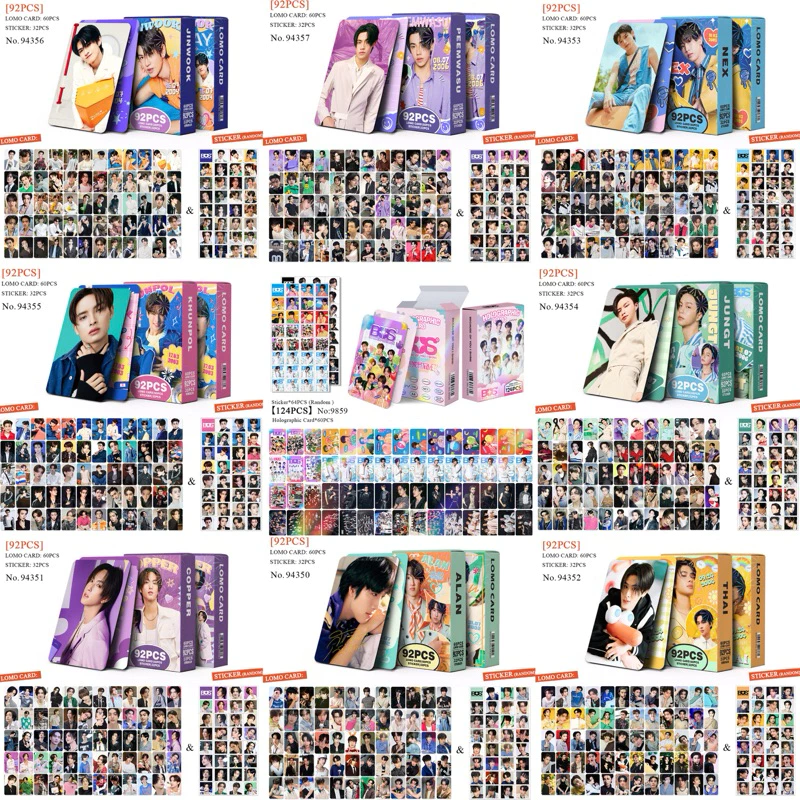 พร้อมส่งในไทย !! Lomo card วง BUS แบบโฮโลแกรม การ์ด 60 ใบ+สติกเกอร์ไดคัท 64 ดวง มาใหม่