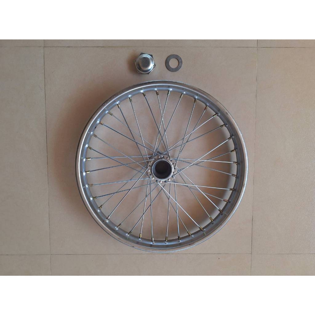 ขอบล้อรถเข็น 17 นิ้ว ประกอบสำเร็จ ล้อรถสาลี่ ล้อรถเข็นน้ำ (ของใหม่ทุกชิ้น)  1 วง มียางรอง ล้อรถเข็น - รูปที่ 4