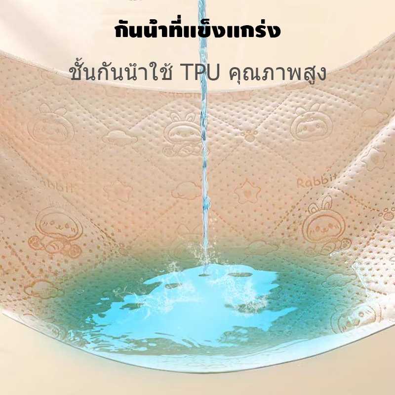 แผ่นรองฉี่ ผ้ารองฉี่เด็ก สามารถซักเครื่องได้ ระบายอากาศ ใช้ซ้ำได้หลายรอบ ปรับผ้านุ่ม พร้อมส่ง - รูปที่ 6