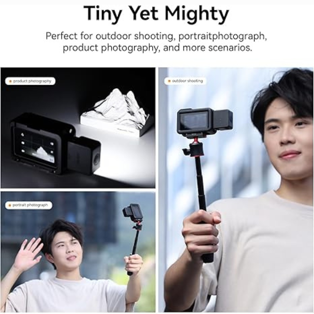 Ulanzi LM18 Mini LED Video Light ไฟเซลฟี่ มินิ LED สำหรับกล้อง DJI Osmo Action 4/3 และ Pocket 3